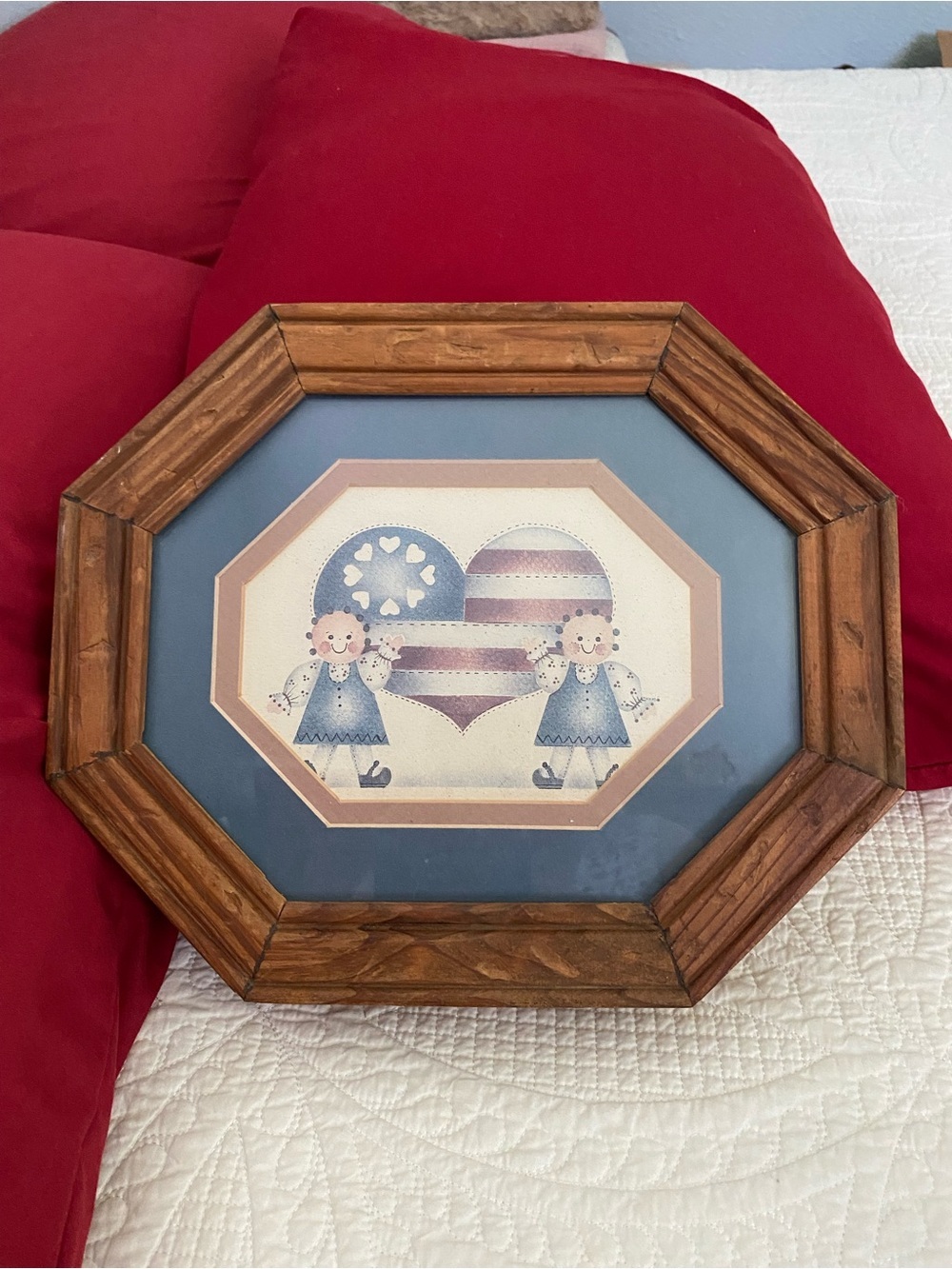 Vintage Wooden Box With Compartments
In Excellent Condition For The Age